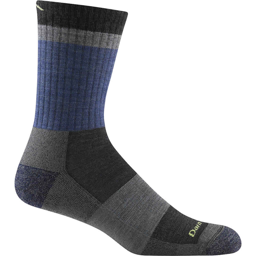 Men's Heady Stripe Micro Crew Light Cushion Socks - Image 2