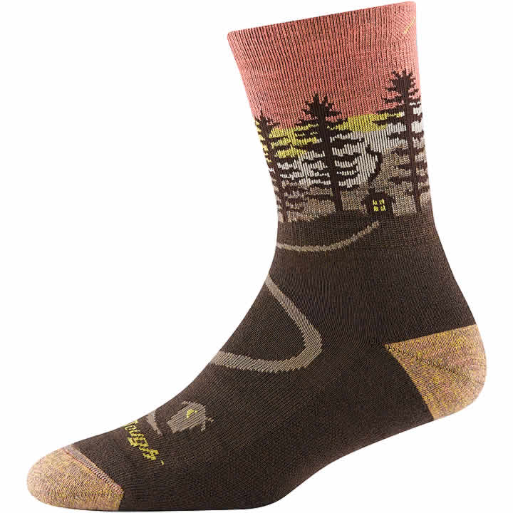 Women's Northwoods Micro Crew Midweight Cushion Hiking Sock - Image 11