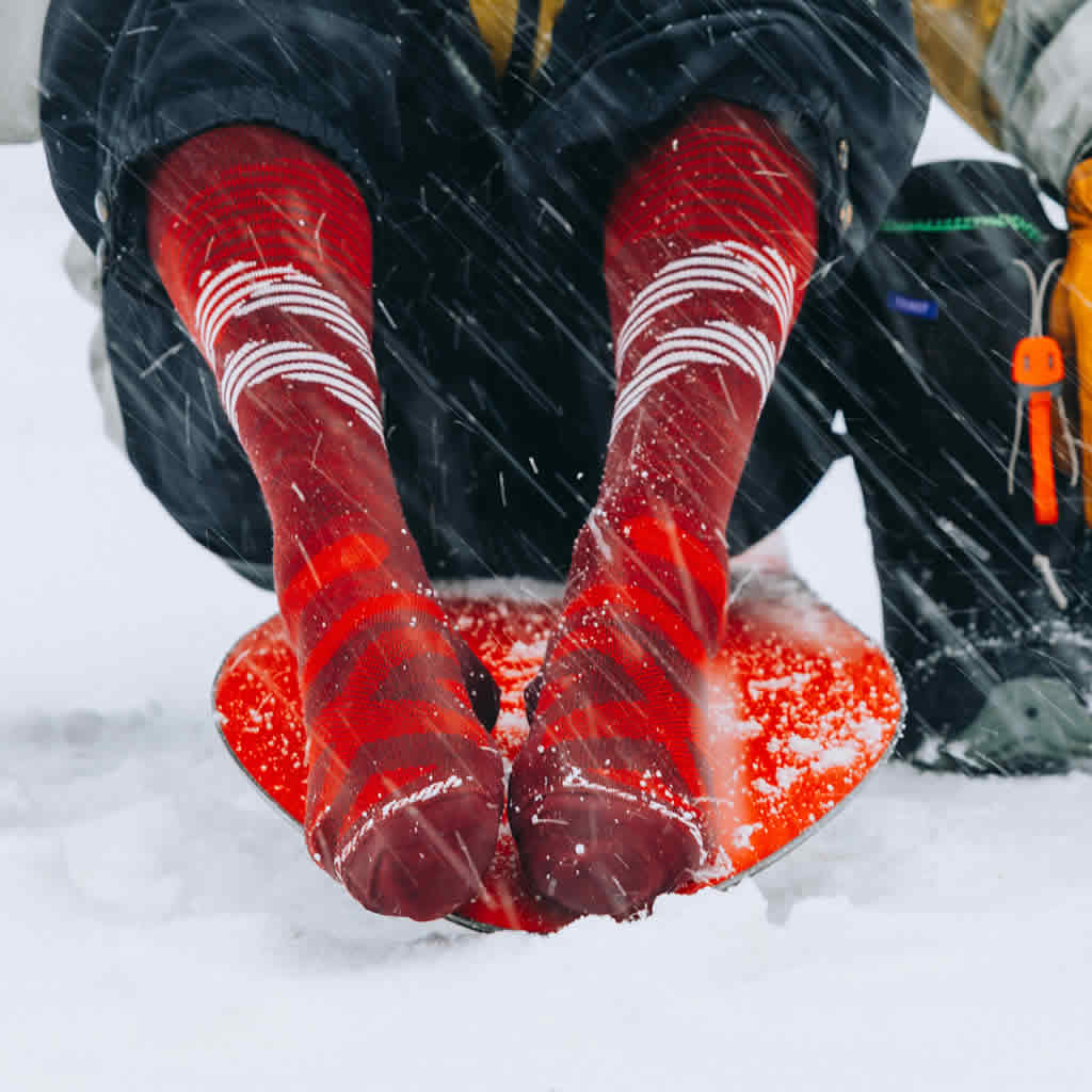 Men's Pennant RFL Over-the-Calf Ultra-Lightweight Ski Snowboard Sock - Image 7