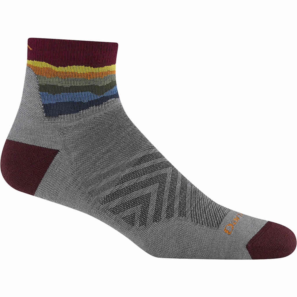 Men's Run 1/4 Ultra-Lightweight Cushion Socks - Image 2