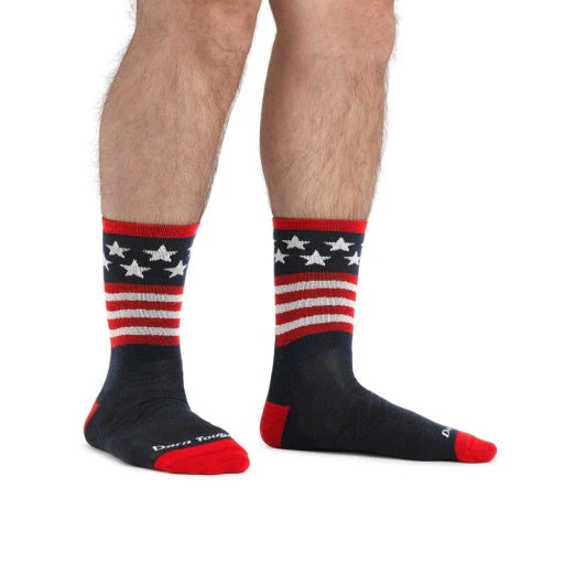 Men's Run Patriot Micro Crew Ultra-Lightweight Socks - Image 2