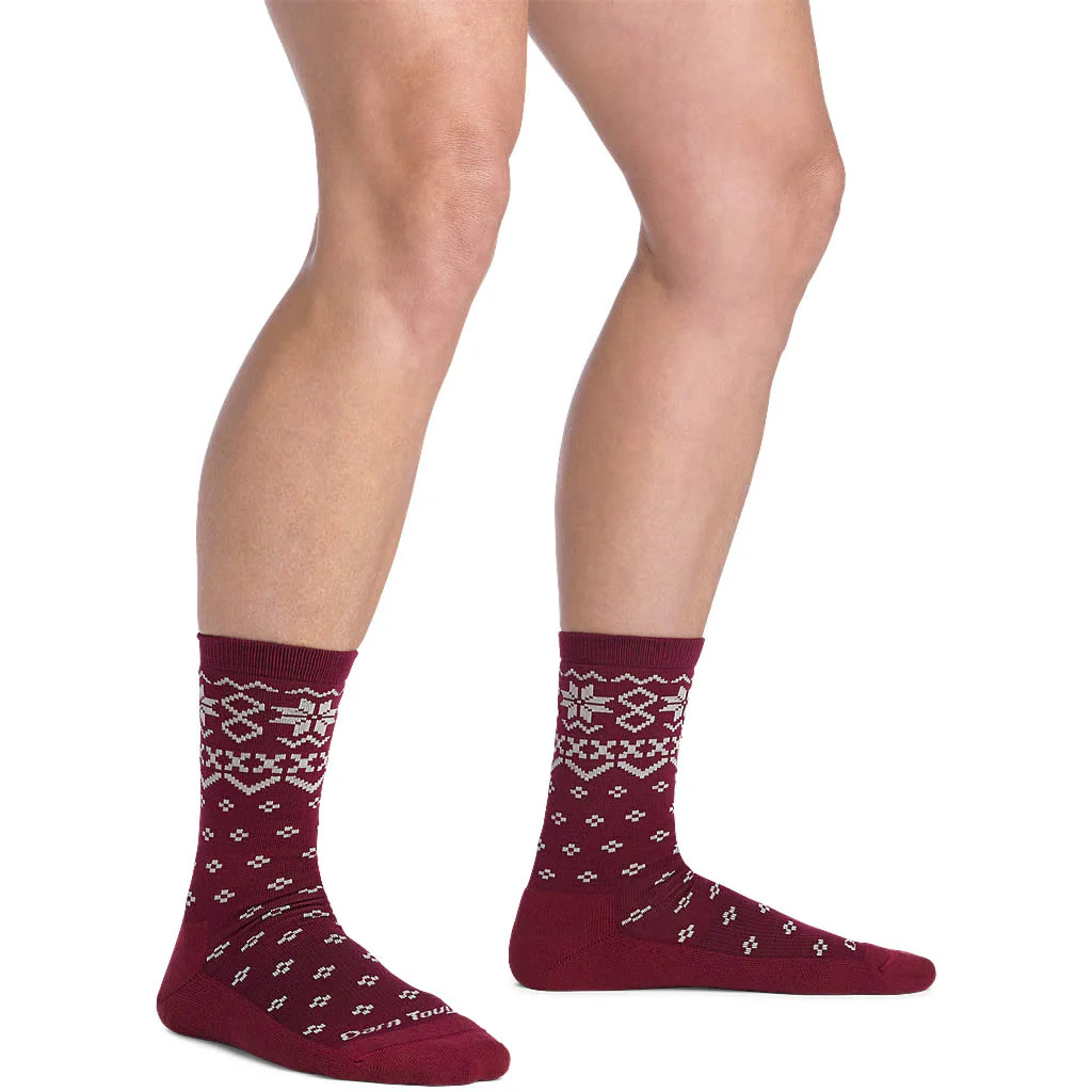Women's Shetland Crew Lightweight Cushion Lifestyle Sock - Image 6