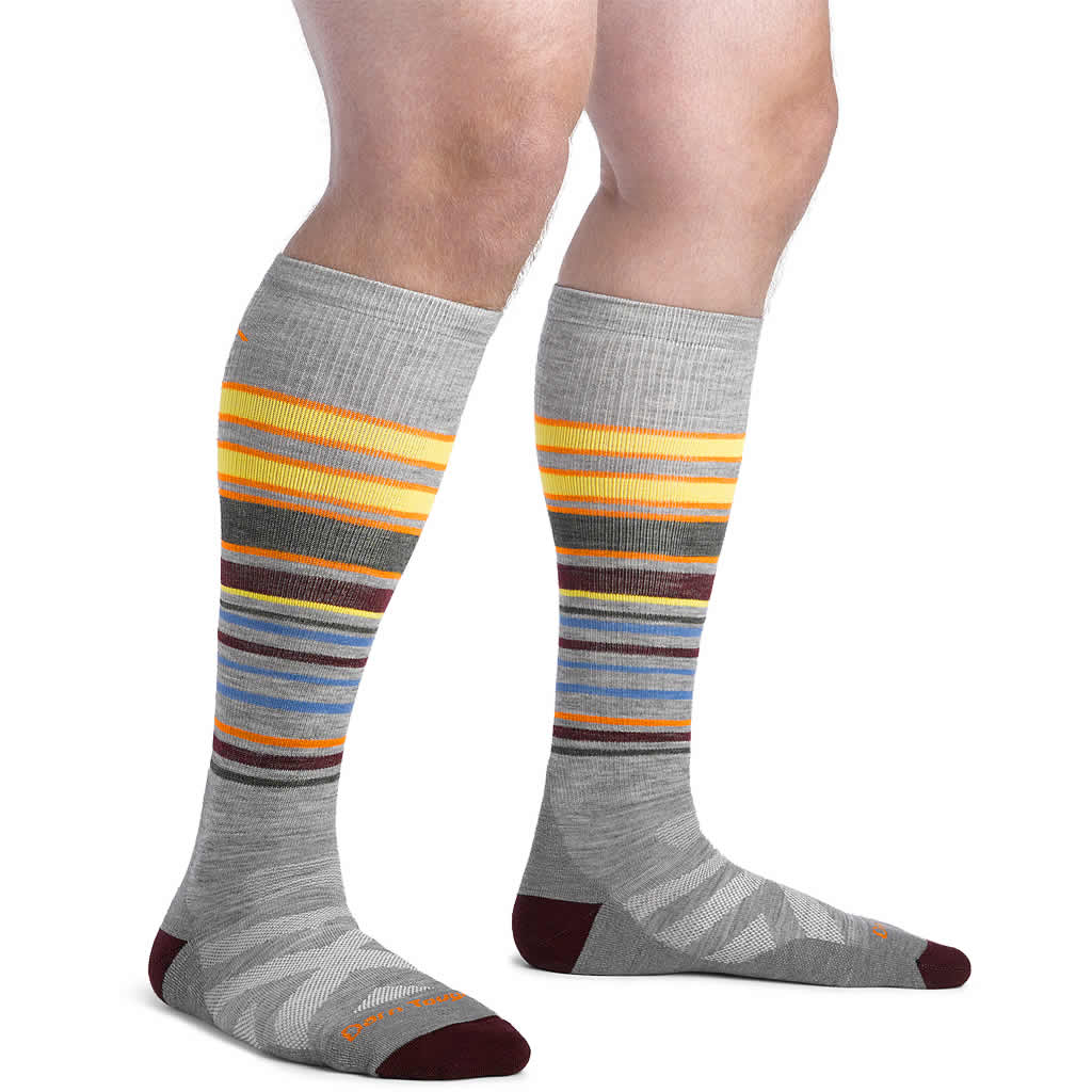 Men's Snowpack Over-the-Calf Midweight Cushion Ski and Snowboard Sock - Image 4