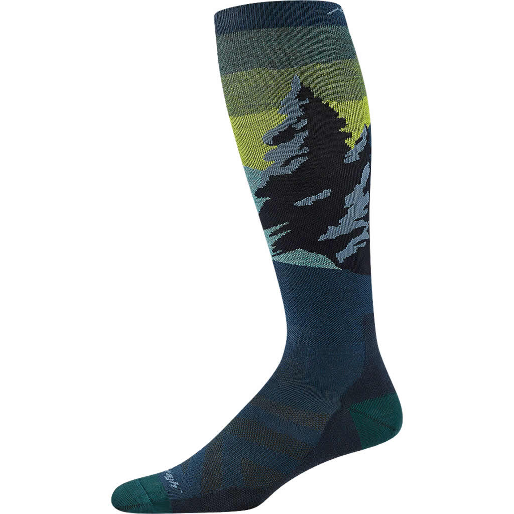 Men's Solstice Over-the-Calf Lightweight Ski and Snowboard Sock - Image 3