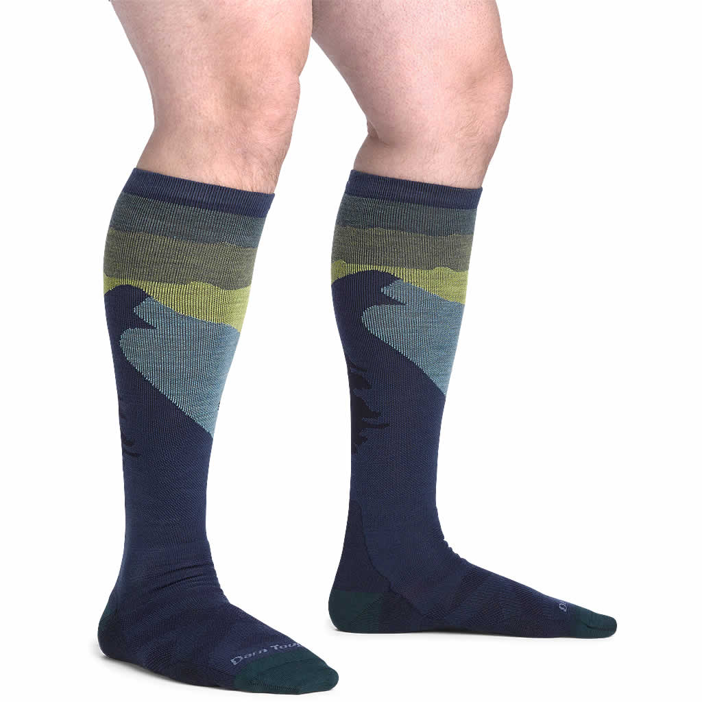 Men's Solstice Over-the-Calf Lightweight Ski and Snowboard Sock - Image 4