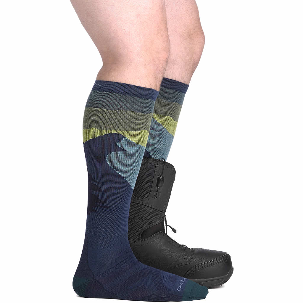 Men's Solstice Over-the-Calf Lightweight Ski and Snowboard Sock - Image 5