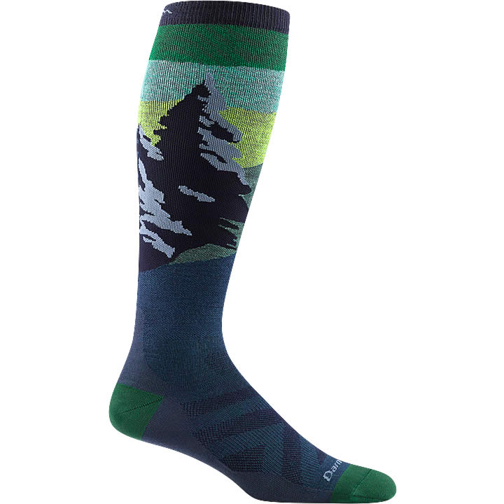 Men's Solstice Over-the-Calf Lightweight Ski and Snowboard Sock - Image 7