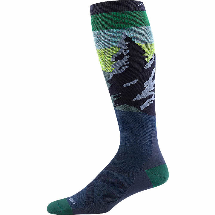Men's Solstice Over-the-Calf Lightweight Ski and Snowboard Sock - Image 9