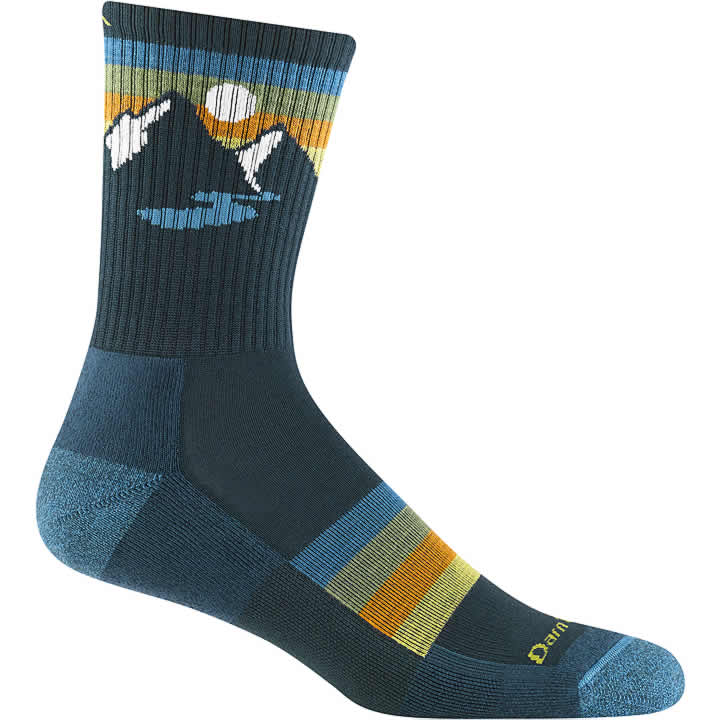 Men's Sunset Ridge Micro Crew Lightweight Cushion Hiking Sock - Image 4