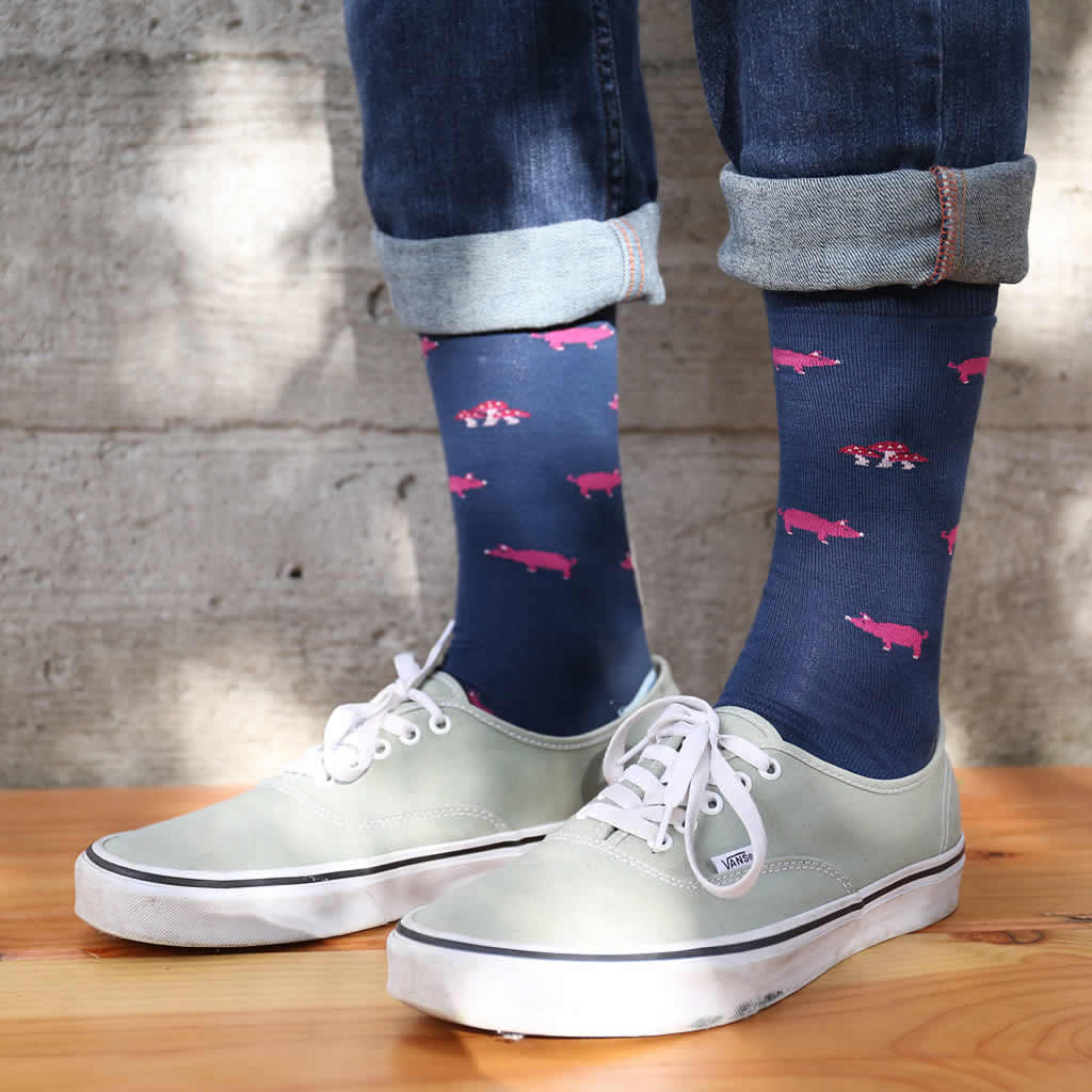 Men's Truffle Hog Crew Lightweight Lifestyle Socks - Image 5