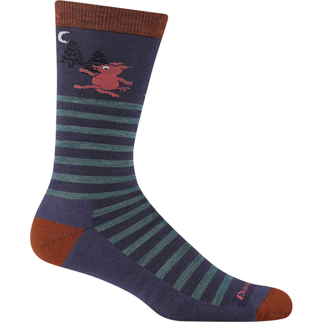 Men's Wild Life Crew Lightweight Cushion Lifestyle Sock - Image 7