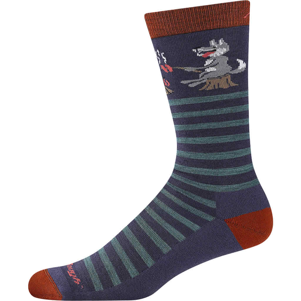 Men's Wild Life Crew Lightweight Cushion Lifestyle Sock - Image 8