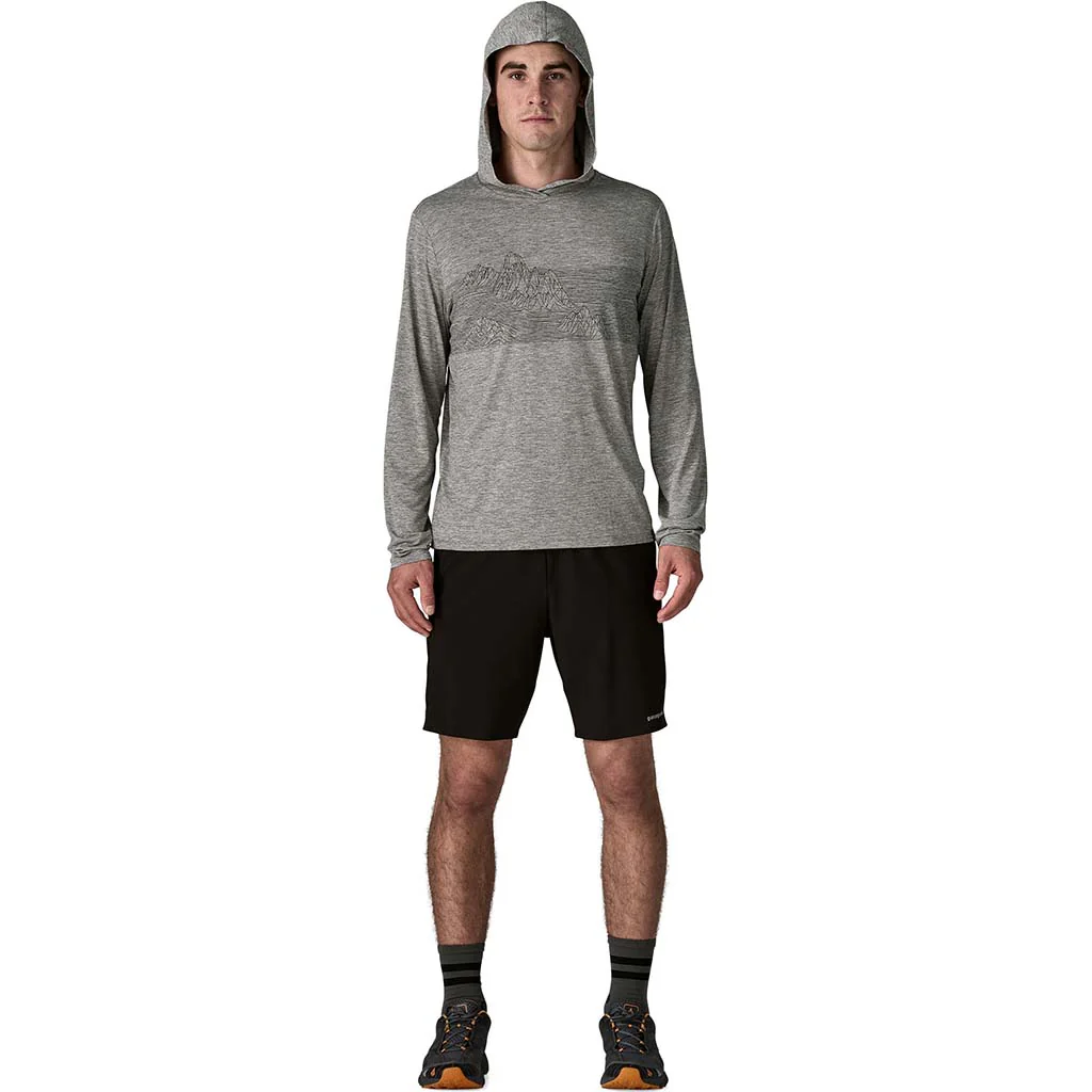 Men's Capilene Cool Daily Hoody Strataspire Stripe - Image 5