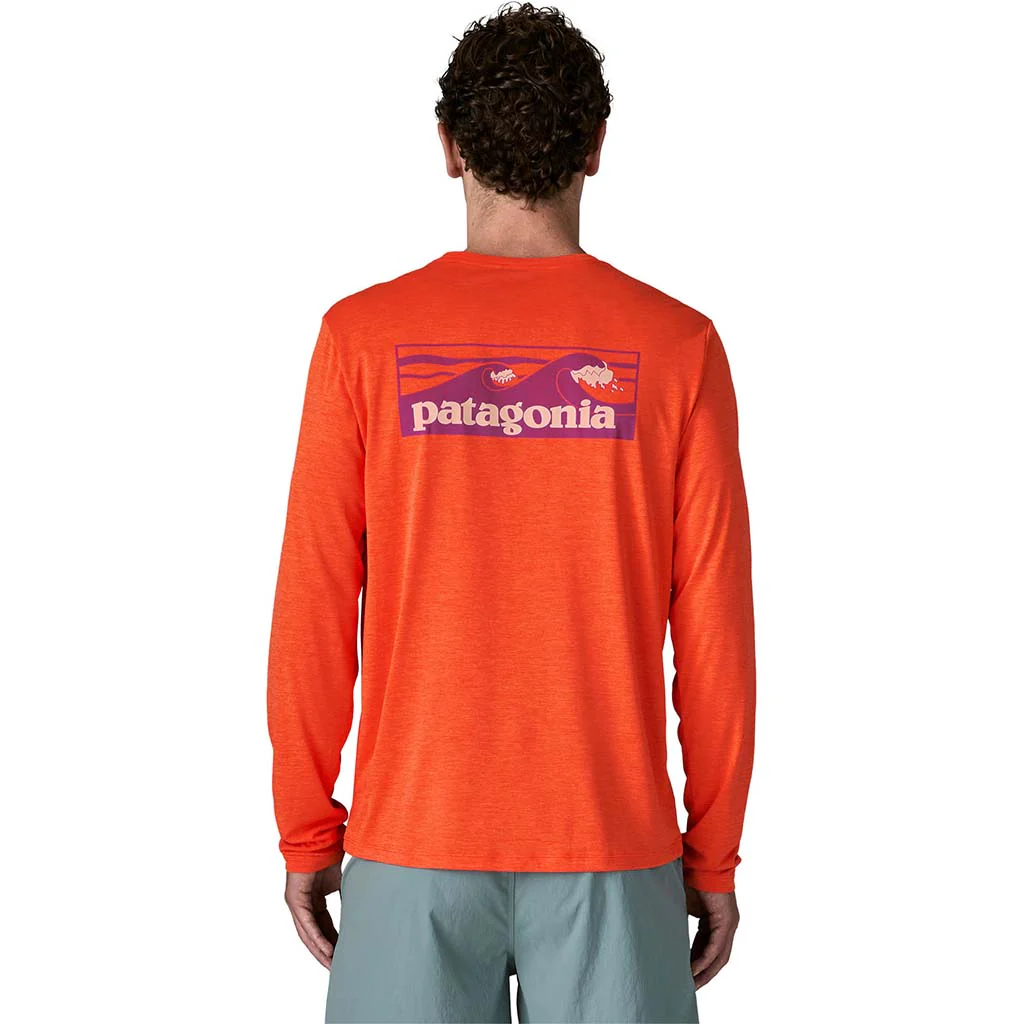 Men's Long-Sleeved Capilene Cool Daily Shirt Boardshort Logo - Image 9