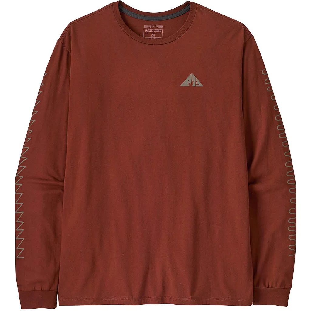 Men's Long-sleeved Driftways Organic T-Shirt - Image 3