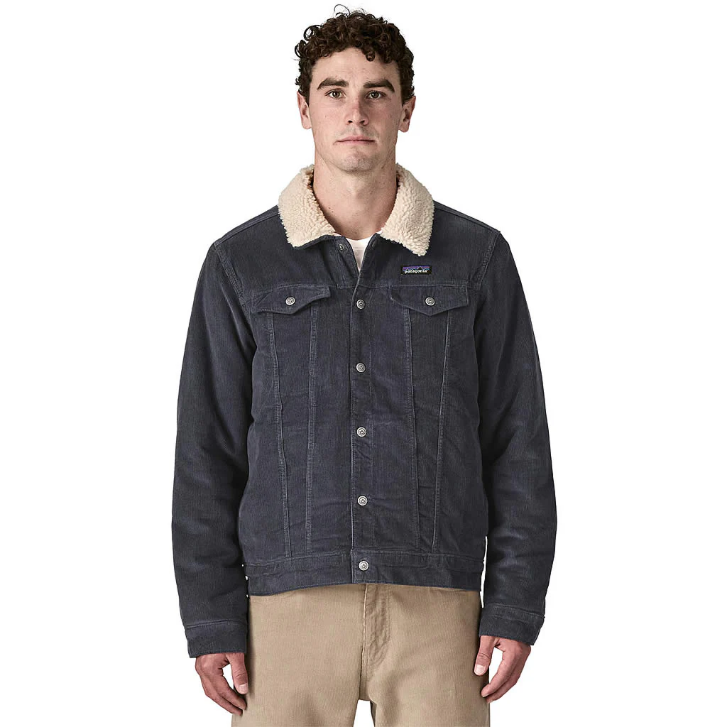 Men's Pile Lined Trucker Jacket - Image 2