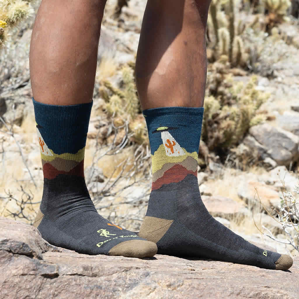Men's Spaced Out Micro Crew Lightweight Hiking Socks - Image 10