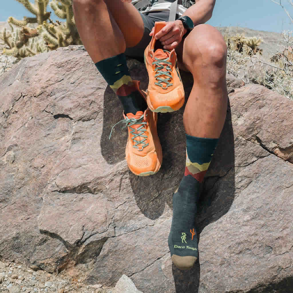 Men's Spaced Out Micro Crew Lightweight Hiking Socks - Image 11