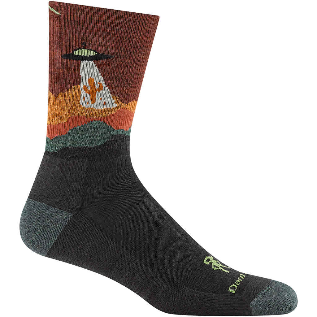 Men's Spaced Out Micro Crew Lightweight Hiking Socks - Image 2