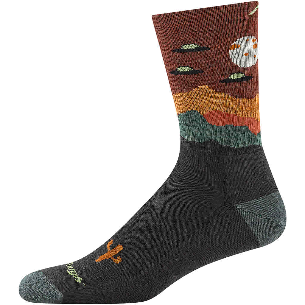 Men's Spaced Out Micro Crew Lightweight Hiking Socks - Image 3