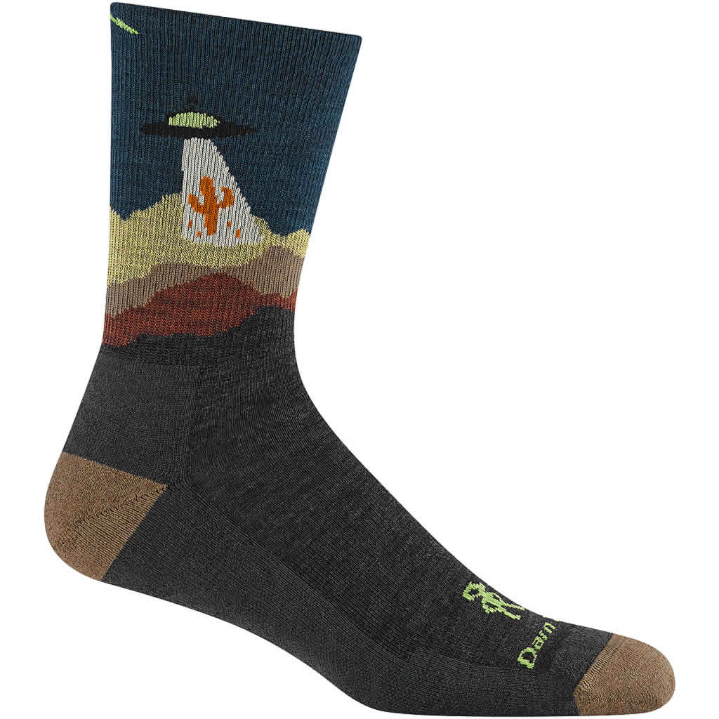 Men's Spaced Out Micro Crew Lightweight Hiking Socks - Image 5