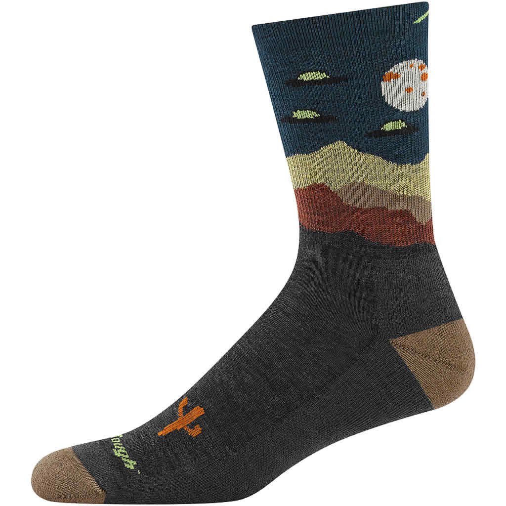 Men's Spaced Out Micro Crew Lightweight Hiking Socks - Image 6