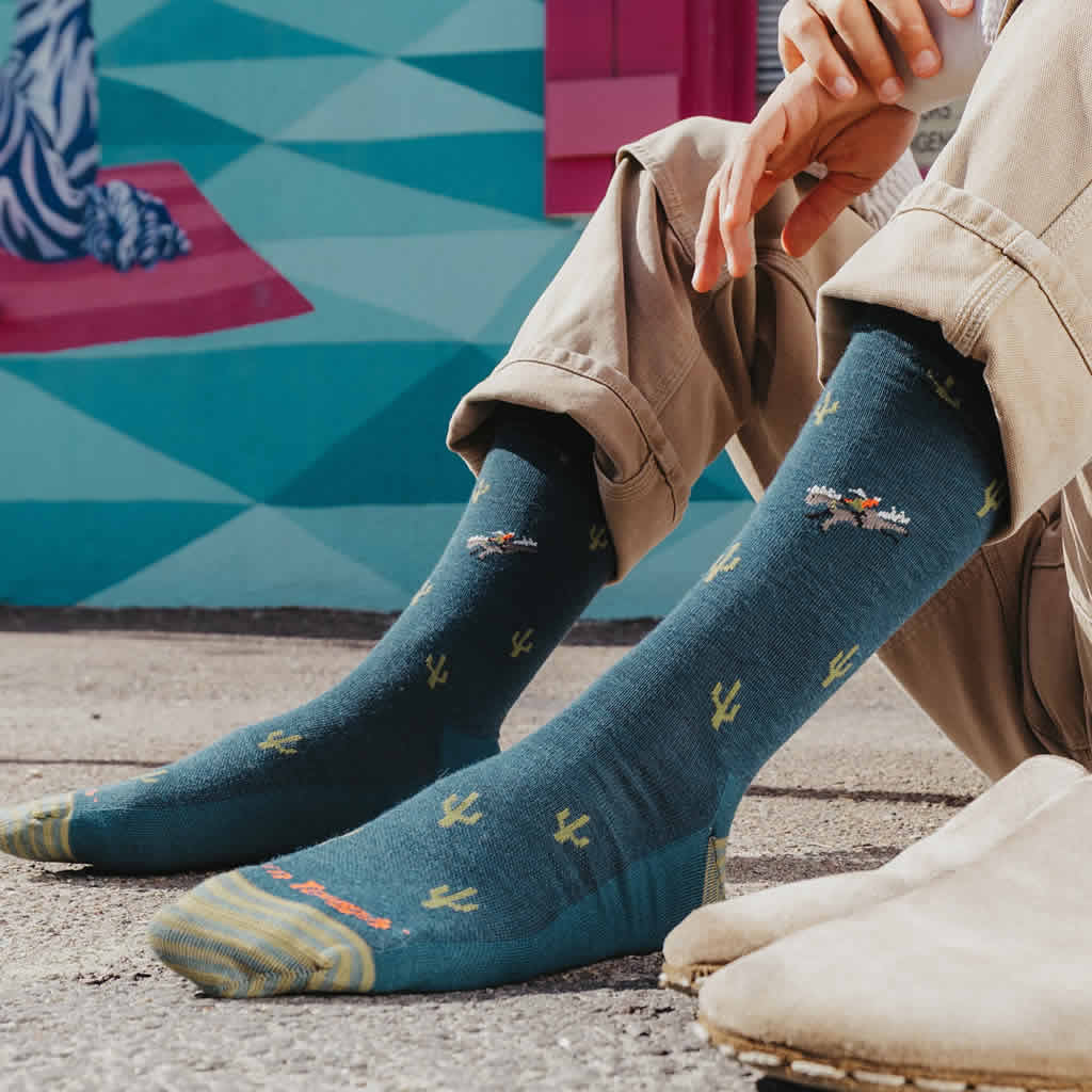 Men's Wool'D Wool'D West Crew Lightweight Lifestyle Socks - Image 6