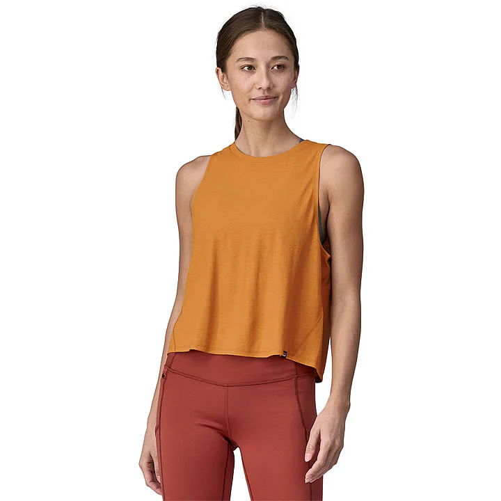 Women's Capilene Cool Trail Cropped Tank - Image 3
