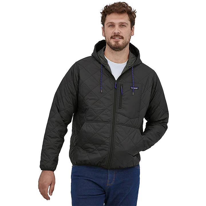 Men's Diamond Quilted Bomber Hoody - Image 3