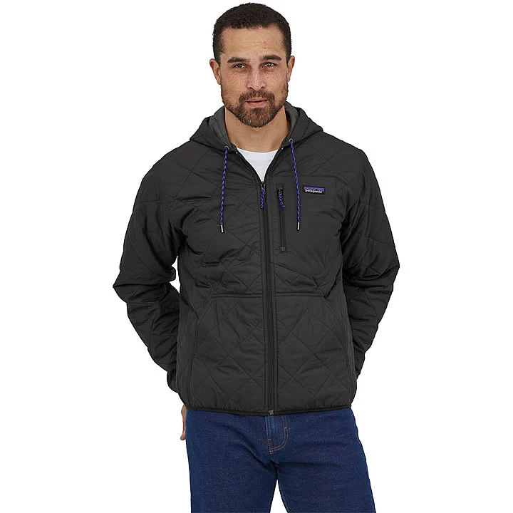 Men's Diamond Quilted Bomber Hoody - Image 4