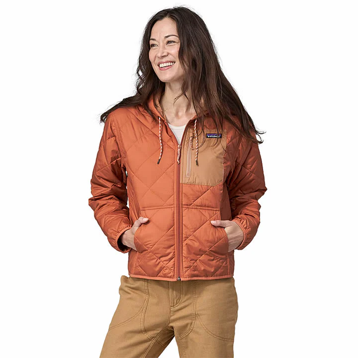 Women's Diamond Quilted Bomber Hoody - Image 3