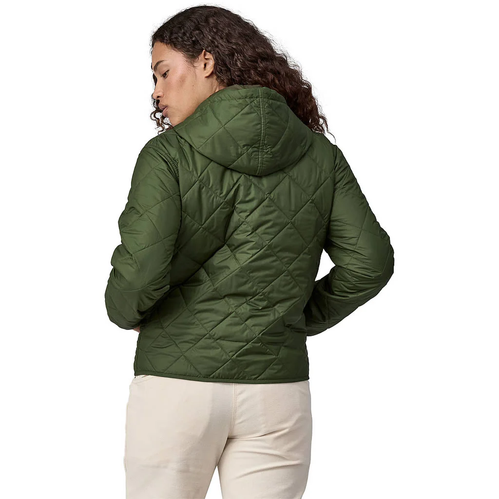 Women's Diamond Quilted Bomber Hoody - Image 11
