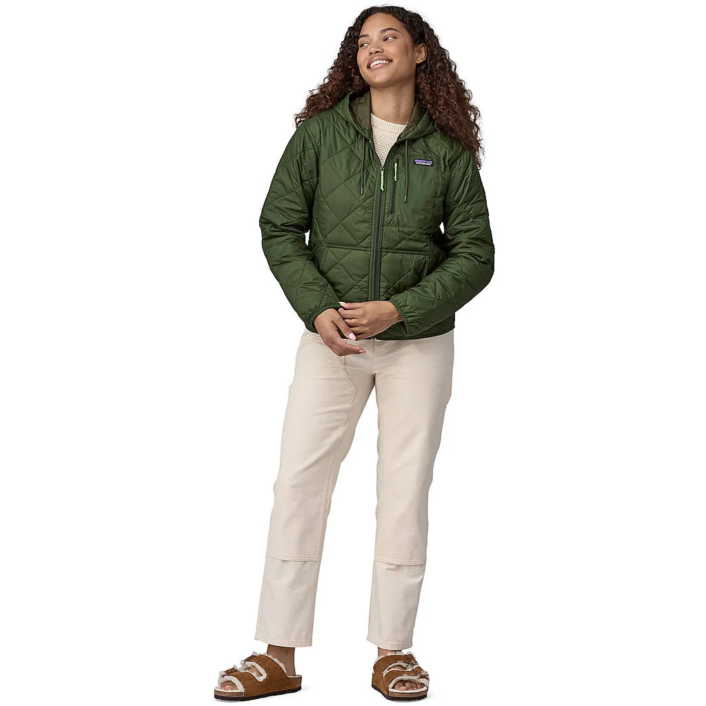 Women's Diamond Quilted Bomber Hoody - Image 12