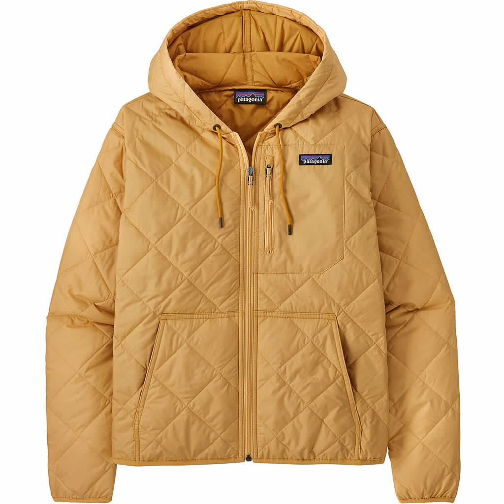 Women's Diamond Quilted Bomber Hoody - Image 13