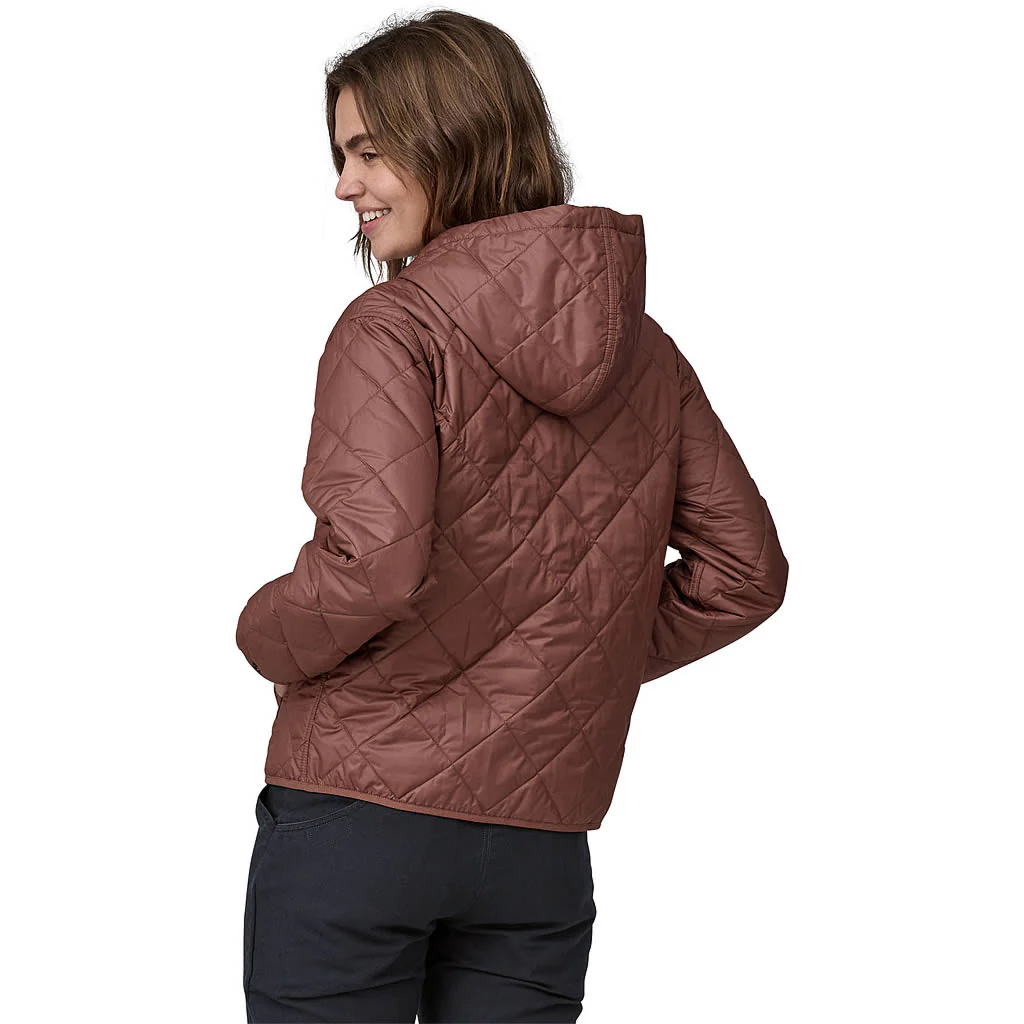 Women's Diamond Quilted Bomber Hoody - Image 16
