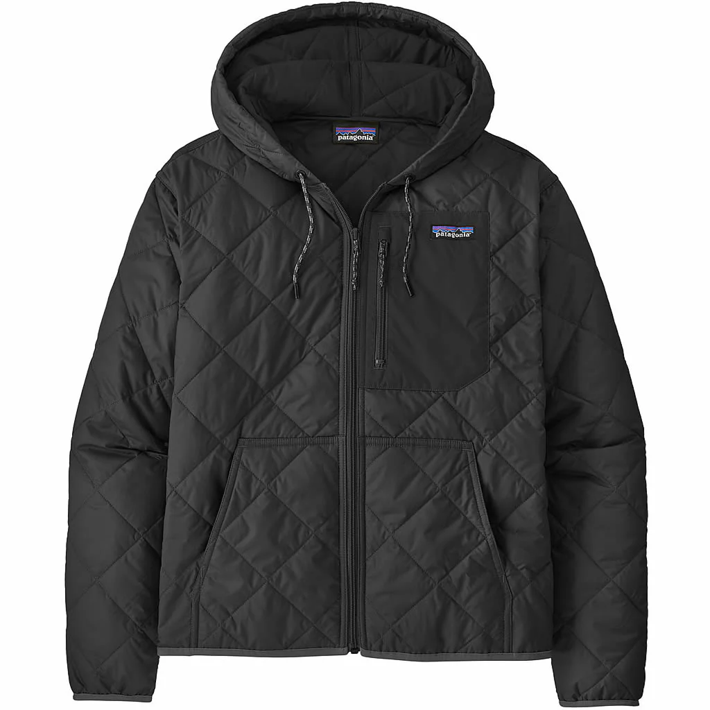Women's Diamond Quilted Bomber Hoody - Image 2