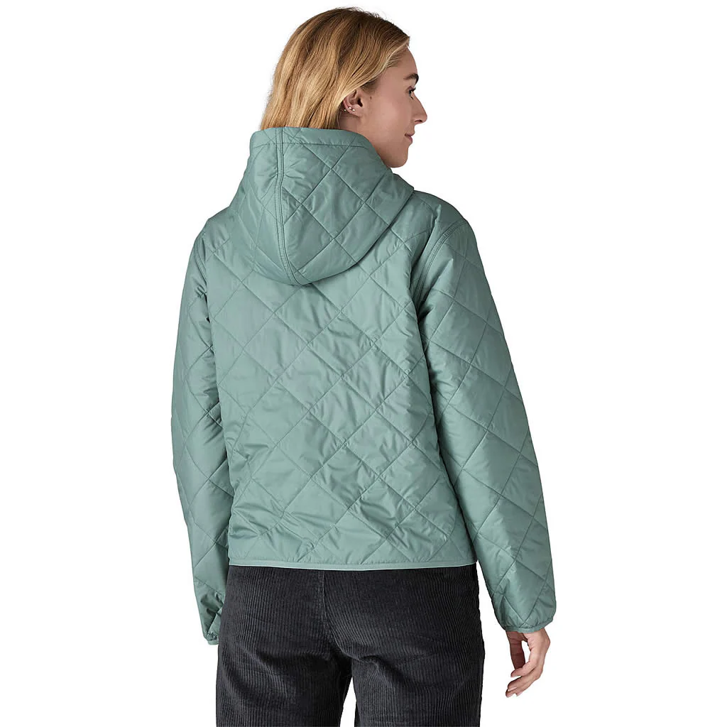 Women's Diamond Quilted Bomber Hoody - Image 7