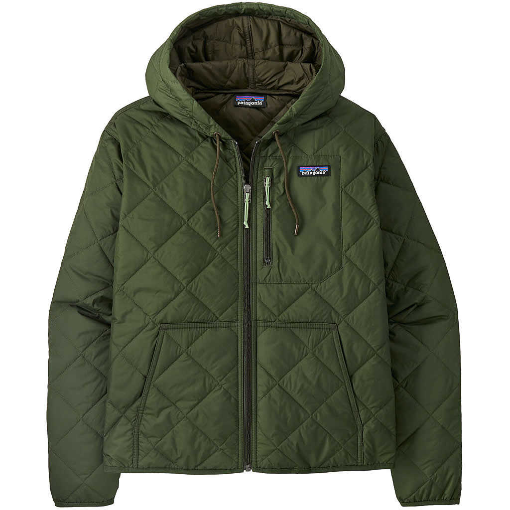 Women's Diamond Quilted Bomber Hoody - Image 9