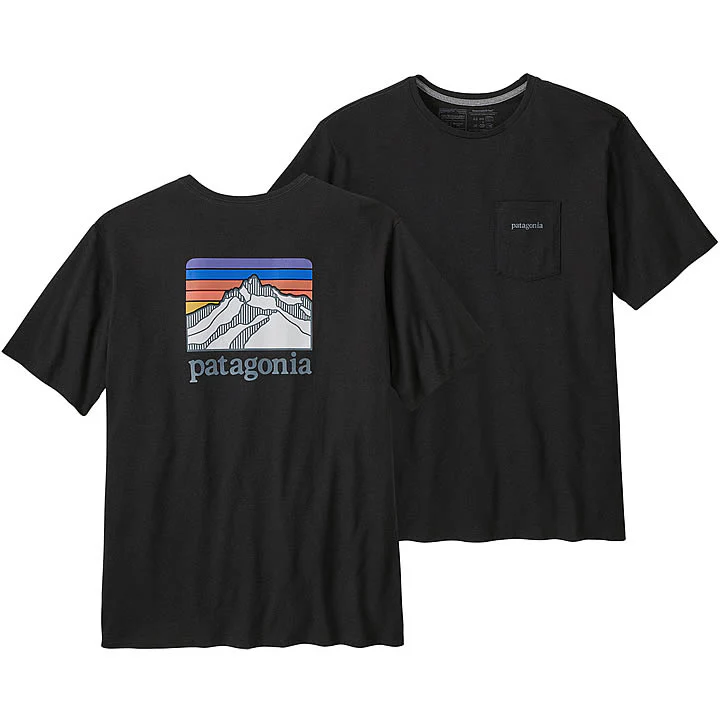 Line Logo Ridge Pocket Responsibili-Tee Men's - INBK - L