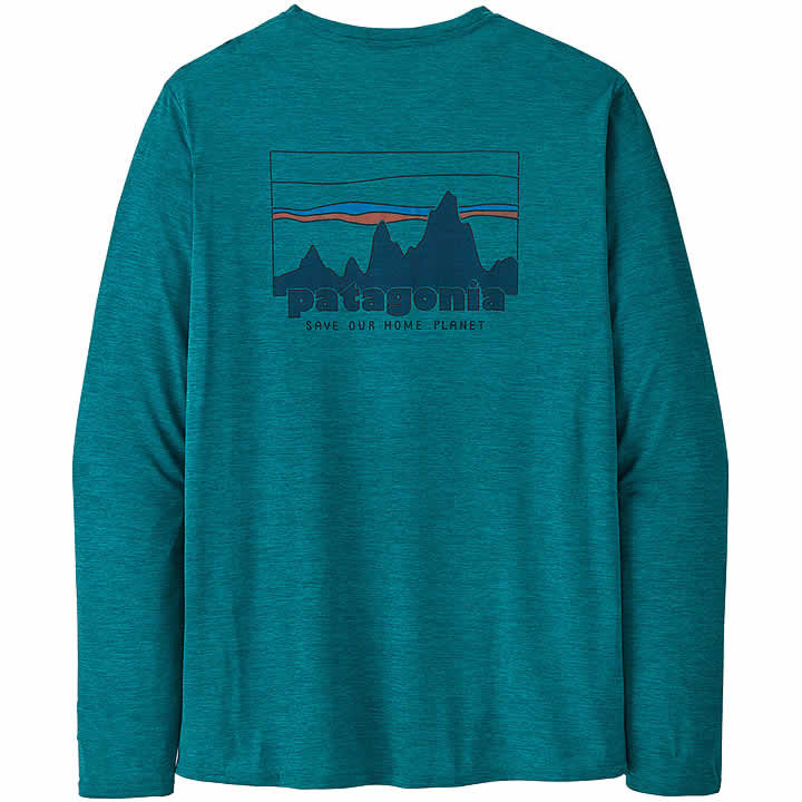 Men's Long-Sleeved Capilene Cool Daily Graphic Shirt - Image 3