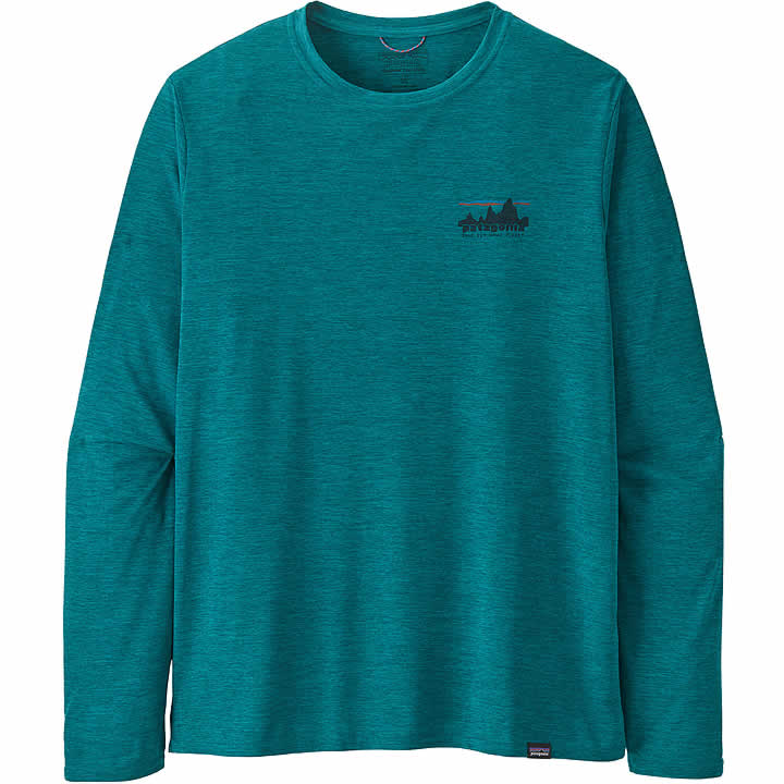 Men's Long-Sleeved Capilene Cool Daily Graphic Shirt - Image 4