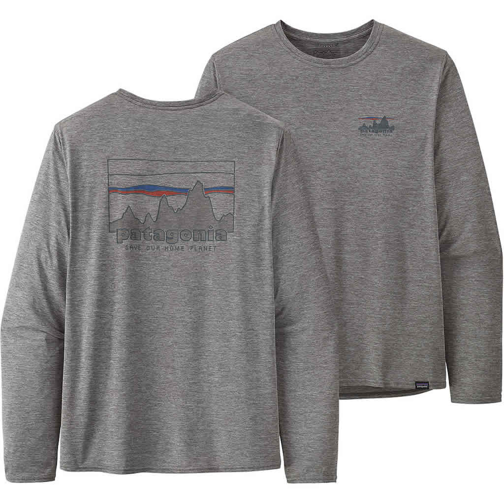 Men's Long-Sleeved Capilene Cool Daily Graphic Shirt - Image 2
