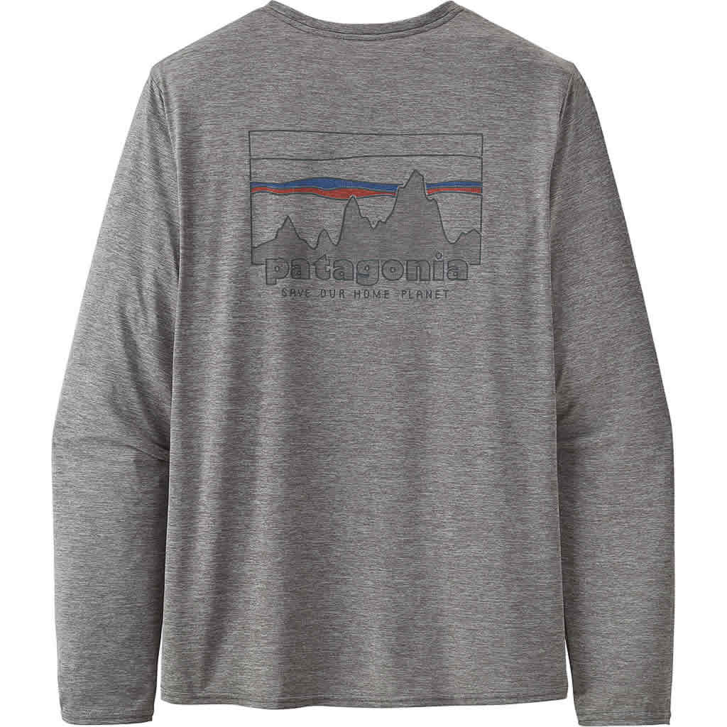 Men's Long-Sleeved Capilene Cool Daily Graphic Shirt - Image 3