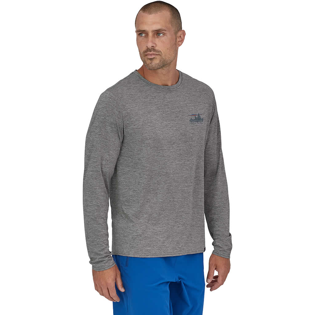 Men's Long-Sleeved Capilene Cool Daily Graphic Shirt - Image 5