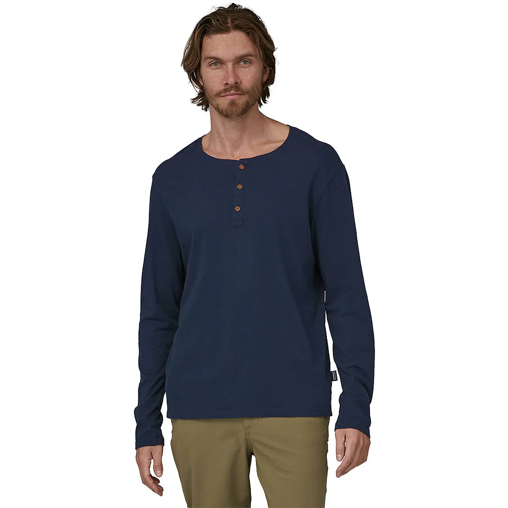 Men's Long-Sleeved Daily Henley - Image 12