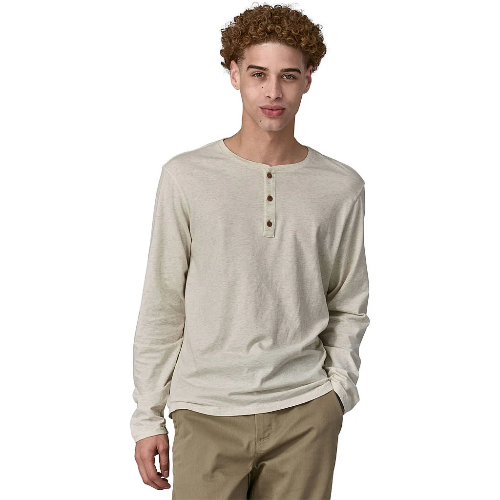 Men's Long-Sleeved Daily Henley - Image 3