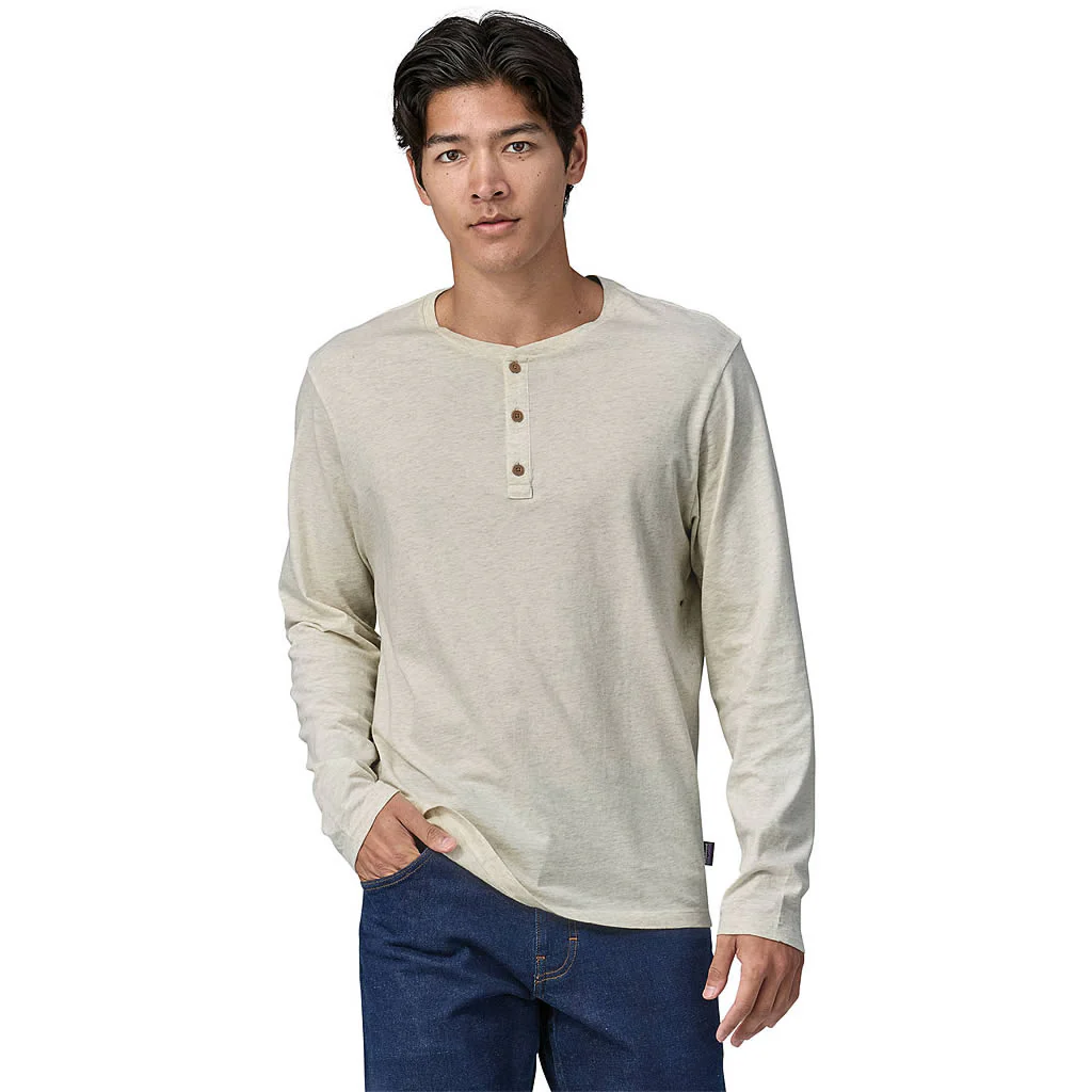 Men's Long-Sleeved Daily Henley - Image 4