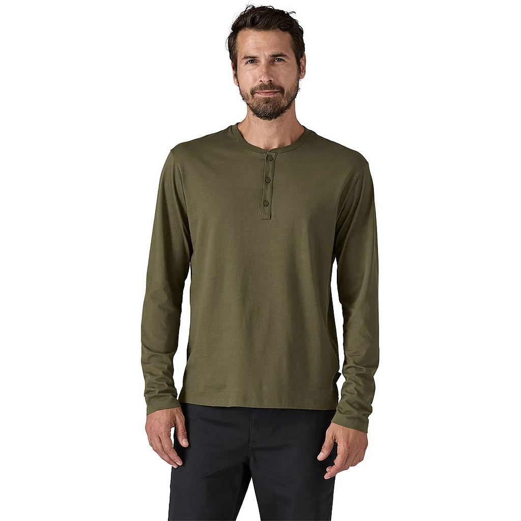 Men's Long-Sleeved Daily Henley - Image 9