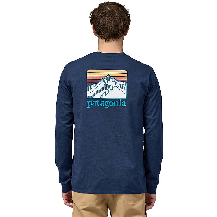 Men's Long-Sleeved Line Logo Ridge Responsibili-Tee - Image 6