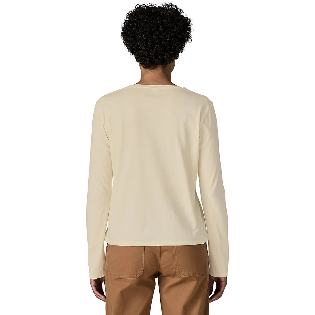 Women's Long-Sleeved Regenerative Organic Certified Cotton Tee - Image 3
